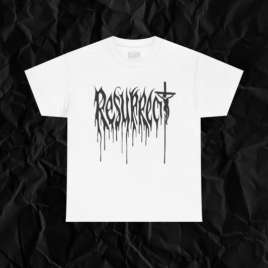 "RESURRECT" WHITE TEE
