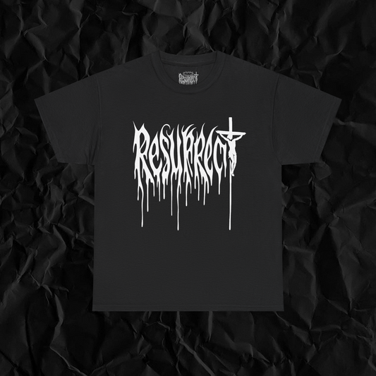 "RESURRECT" BLACK TEE