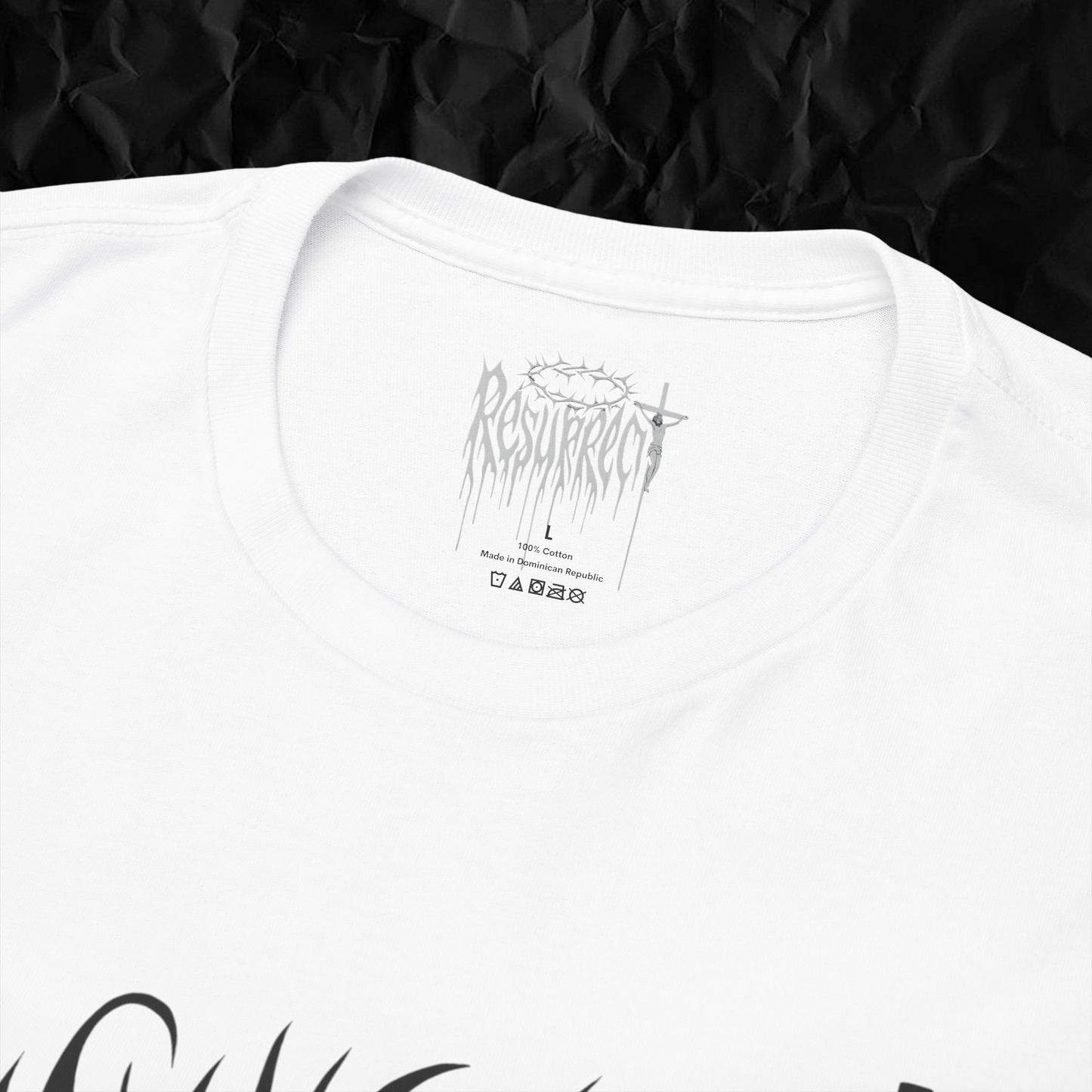 "RESURRECT" WHITE TEE