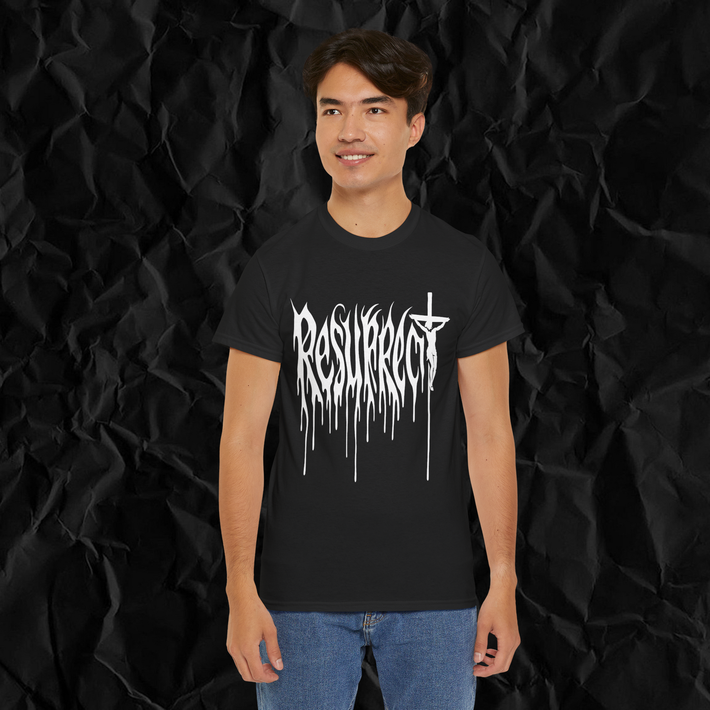 "RESURRECT" BLACK TEE