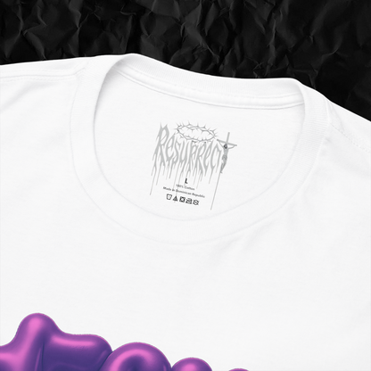 "JESUS IS LORD" BUBBLE WHITE TEE